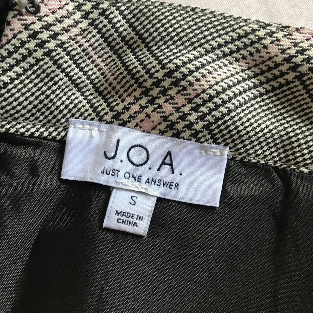 revolve j.o.a. ⋆ plaid high waisted skirt